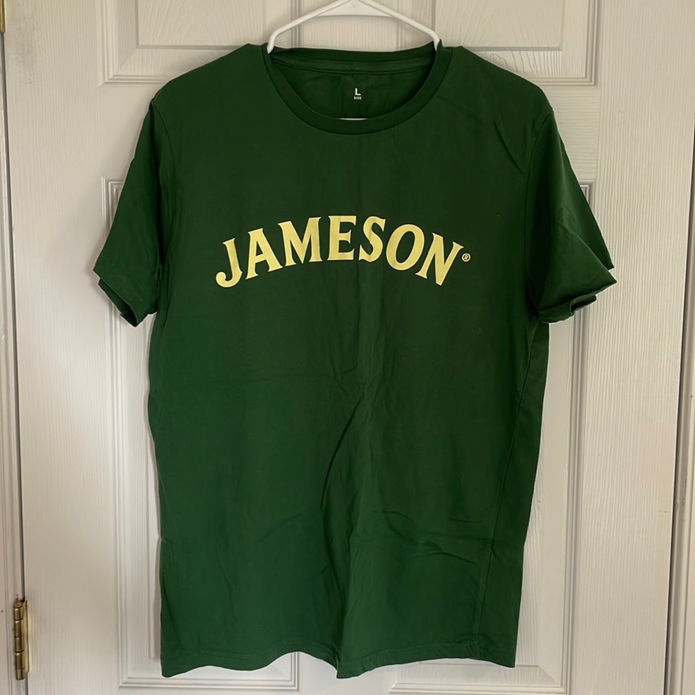 Jameson Whiskey T-Shirt, Green, size L